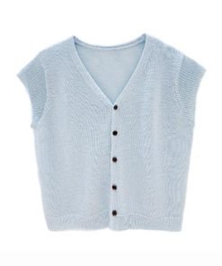 Korean Style Casual Versatile Knitted Sweater for Women - Trendy High-End Niche Chic Fashion Top for Summer 2025