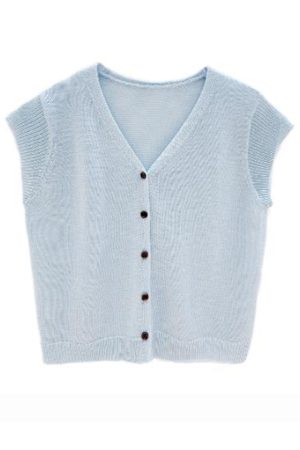 Korean Style Casual Versatile Knitted Sweater for Women - Trendy High-End Niche Chic Fashion Top for Summer 2025