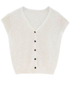 Korean Style Casual Versatile Knitted Sweater for Women - Trendy High-End Niche Chic Fashion Top for Summer 2025