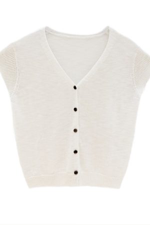 Korean Style Casual Versatile Knitted Sweater for Women - Trendy High-End Niche Chic Fashion Top for Summer 2025