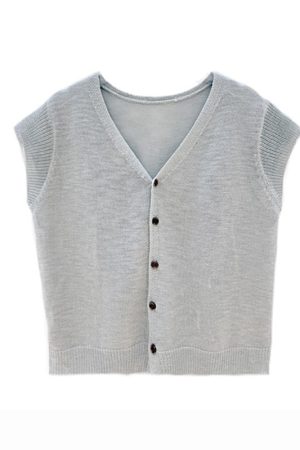 Korean Style Casual Versatile Knitted Sweater for Women - Trendy High-End Niche Chic Fashion Top for Summer 2025