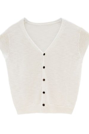 Korean Style Casual Versatile Knitted Sweater for Women - Trendy High-End Niche Chic Fashion Top for Summer 2025