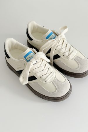 Korean Style Color Matching Retro Training Shoes for Women - 2025 Summer Hot-Selling Niche Sneakers