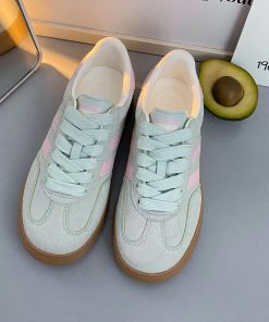 Korean Style Color Matching Retro Training Shoes for Women - 2025 Summer Hot-Selling Niche Sneakers