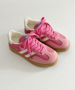 Korean Style Color Matching Retro Training Shoes for Women - 2025 Summer Hot-Selling Niche Sneakers