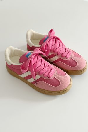 Korean Style Color Matching Retro Training Shoes for Women - 2025 Summer Hot-Selling Niche Sneakers