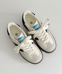Korean Style Color Matching Retro Training Shoes for Women - 2025 Summer Hot-Selling Niche Sneakers