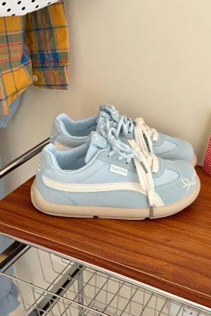 Korean Style De Xun Sneakers for Women - 2025 Versatile Casual Sports Shoes, Trendy Lychee Park Fashion Footwear