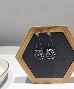 Korean-Style Diamond-Studded Bow Round Cake S925 Silver Needle Earrings - Elegant Sweet Temperament Jewelry for Any Occasion