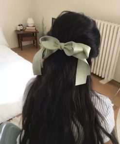Korean Style Fairy Bow Hair Clip - Spring Accessory, Ins Trendy Hair Ornament, Cute Headdress for Girls