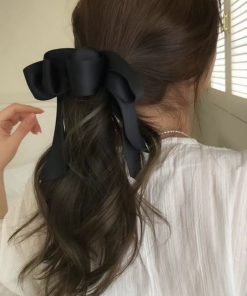 Korean Style Fairy Bow Hair Clip - Spring Accessory, Ins Trendy Hair Ornament, Cute Headdress for Girls
