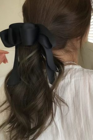 Korean Style Fairy Bow Hair Clip - Spring Accessory, Ins Trendy Hair Ornament, Cute Headdress for Girls