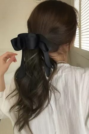Korean Style Fairy Bow Hair Clip - Spring Accessory, Ins Trendy Hair Ornament, Cute Headdress for Girls