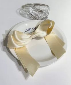 Korean Style Fairy Bow Hair Clip - Spring Accessory, Ins Trendy Hair Ornament, Cute Headdress for Girls