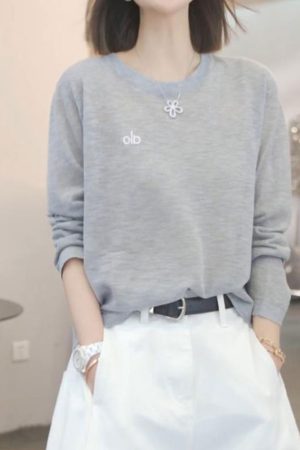 Korean Style High-End White Long Sleeve T-Shirt for Women, Lightweight Sun Protection Top for Summer 2025