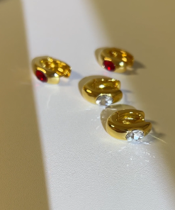 Korean-Style High-Quality Embedded Zircon Earrings for Women - Exquisite Compact Versatile Ear Accessories