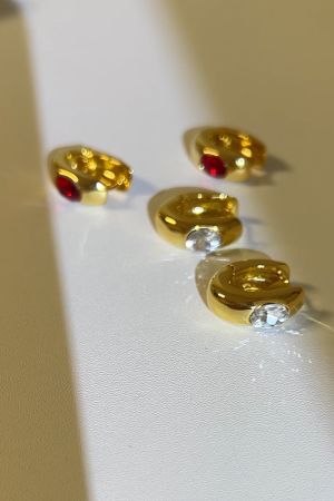 Korean-Style High-Quality Embedded Zircon Earrings for Women - Exquisite Compact Versatile Ear Accessories