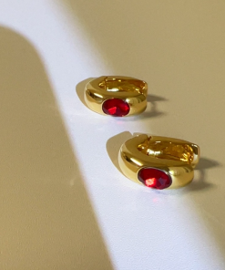 Korean-Style High-Quality Embedded Zircon Earrings for Women - Exquisite Compact Versatile Ear Accessories