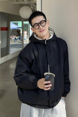 Korean Style Lamb Wool Thick Coat for Men | Autumn Winter Windbreaker | Casual Versatile Workwear Outerwear