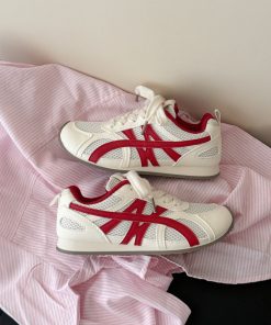 Korean-Style Mesh A-Gan Sports Shoes for Women - Breathable Summer Footwear 2025