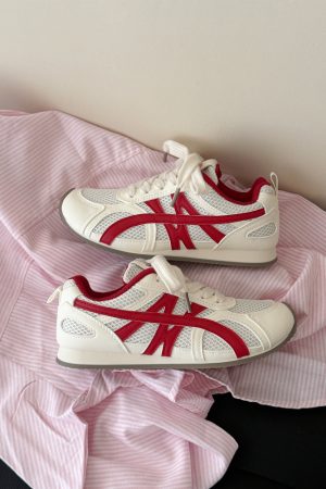 Korean-Style Mesh A-Gan Sports Shoes for Women - Breathable Summer Footwear 2025
