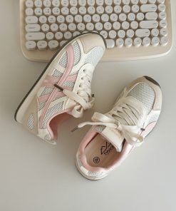 Korean-Style Mesh A-Gan Sports Shoes for Women - Breathable Summer Footwear 2025