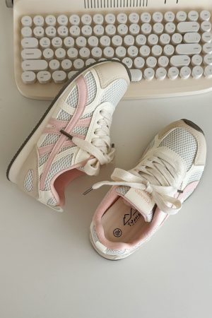 Korean-Style Mesh A-Gan Sports Shoes for Women - Breathable Summer Footwear 2025