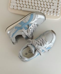 Korean-Style Mesh A-Gan Sports Shoes for Women - Breathable Summer Footwear 2025