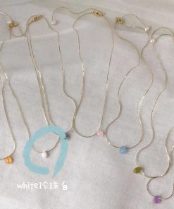 Korean Style Mini Water Droplet Pendant Necklace - Delicate Fashion Accessory for a Chic Look