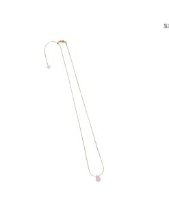 Korean Style Mini Water Droplet Pendant Necklace - Delicate Fashion Accessory for a Chic Look