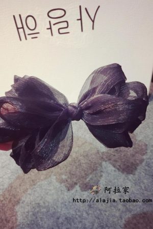 Korean Style Multi-Layer Three-Dimensional Knotted Lace Bow Hair Clip for Updos and Bangs - Spring Hair Accessory