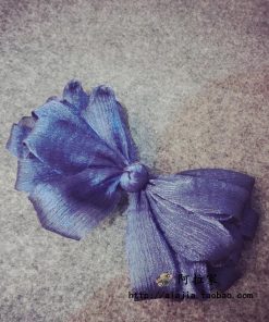 Korean Style Multi-Layer Three-Dimensional Knotted Lace Bow Hair Clip for Updos and Bangs - Spring Hair Accessory