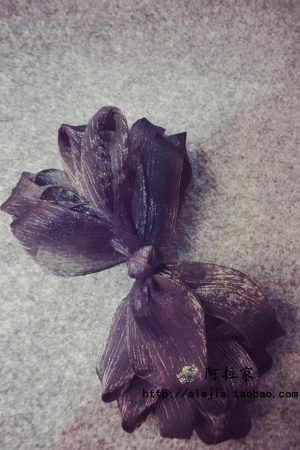Korean Style Multi-Layer Three-Dimensional Knotted Lace Bow Hair Clip for Updos and Bangs - Spring Hair Accessory