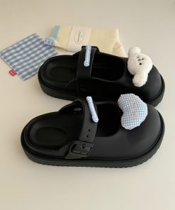 Korean Style Open-Toe Slippers for Women - Comfortable 2025 Fashion Flip-Flops for Outdoor and Casual Wear