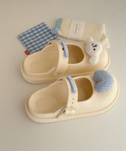 Korean Style Open-Toe Slippers for Women - Comfortable 2025 Fashion Flip-Flops for Outdoor and Casual Wear