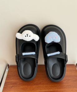 Korean Style Open-Toe Slippers for Women - Comfortable 2025 Fashion Flip-Flops for Outdoor and Casual Wear