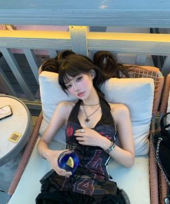 Korean Style Pumpkin Wide-Leg Balloon Pants with Side Zipper and Lace Splicing, Breathable Fashion Trousers for a Chic Look