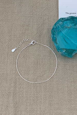 Korean Style S925 Pure Silver Star Heart Blue Bead Bracelet Set for Women - Trendy Casual Wrist Accessories 2025