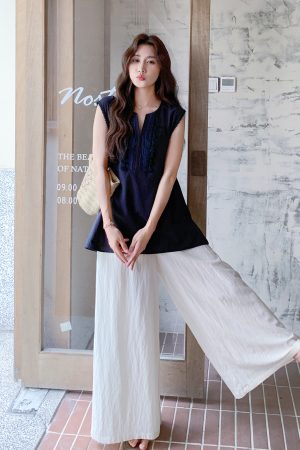 Korean-Style Sleeveless Vest and Skirt Set for Women - 2025 Summer Fashion, Chic Two-Piece Outfit for Trendy Looks