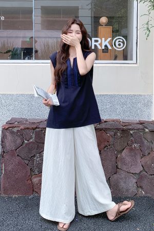 Korean-Style Sleeveless Vest and Skirt Set for Women - 2025 Summer Fashion, Chic Two-Piece Outfit for Trendy Looks