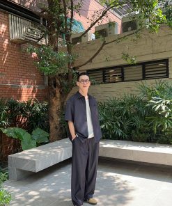 Korean-Style Soft Breathable Draped Straight-Leg Trousers for Men - Loose Wide-Leg Versatile Long Pants