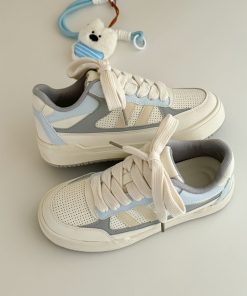 Korean Style Soft Casual Shoes for Women - Breathable Thick Sole Versatile Training Sneakers - 2025 Trendy Sports Footwear