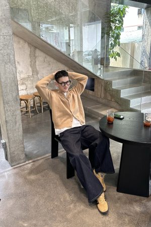 Korean Style Soft Denim Pants for Men - Loose Straight-Leg Wide-Leg Versatile Trousers for Autumn and Winter Fashion