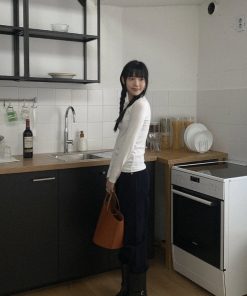 Korean Style Straight-Leg Corduroy Long Pants for a Perfect Fit - Trendy and Comfortable Fashion Essential