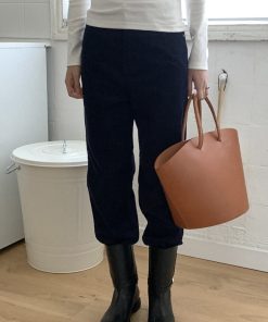 Korean Style Straight-Leg Corduroy Long Pants for a Perfect Fit - Trendy and Comfortable Fashion Essential