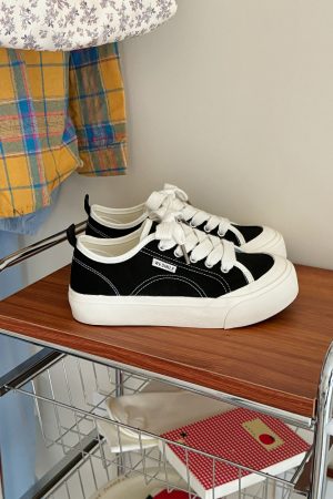 Korean Style Thick-Soled Canvas Sneakers for Women - Versatile Two-Wear Comfortable Shoes, 2025 Trendy Fashion Footwear