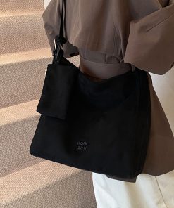 Korean Style Trendy Casual Large-Capacity Shoulder Bag for Women - 2025 Spring/Summer Student Tote Bag