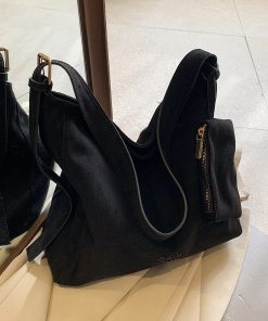 Korean Style Trendy Casual Large-Capacity Shoulder Bag for Women - 2025 Spring/Summer Student Tote Bag