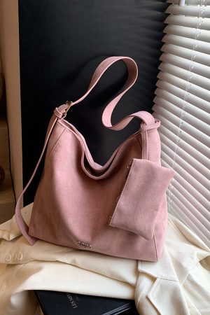 Korean Style Trendy Casual Large-Capacity Shoulder Bag for Women - 2025 Spring/Summer Student Tote Bag