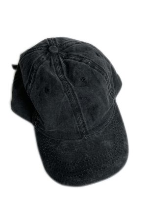 Korean-Style Vintage Washed Denim Duckbill Cap - Casual Unisex Sunshade Baseball Hat, Trendy 90s Inspired Fashion Accessory